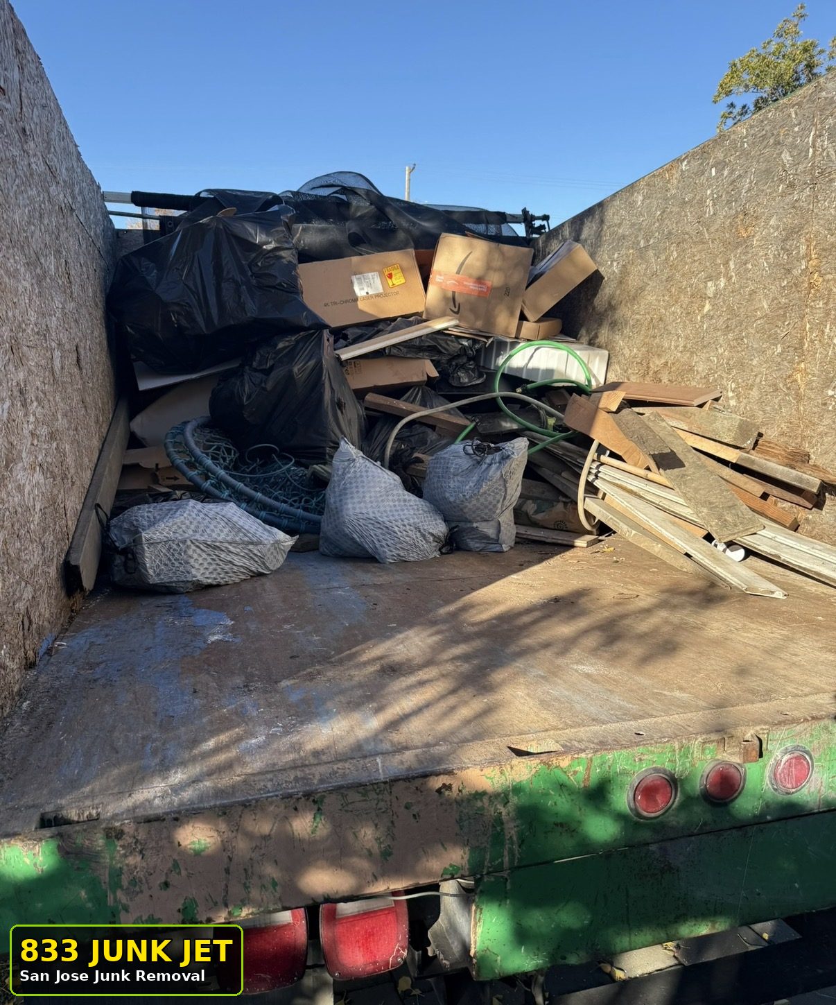 Furniture removal San Jose by 833 Junk Jet