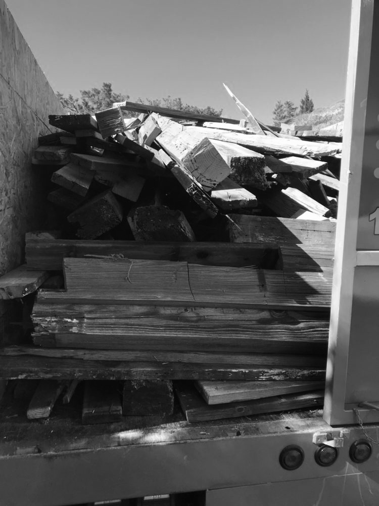 Wood Debris Load by 833 Junk Jet in San Jose