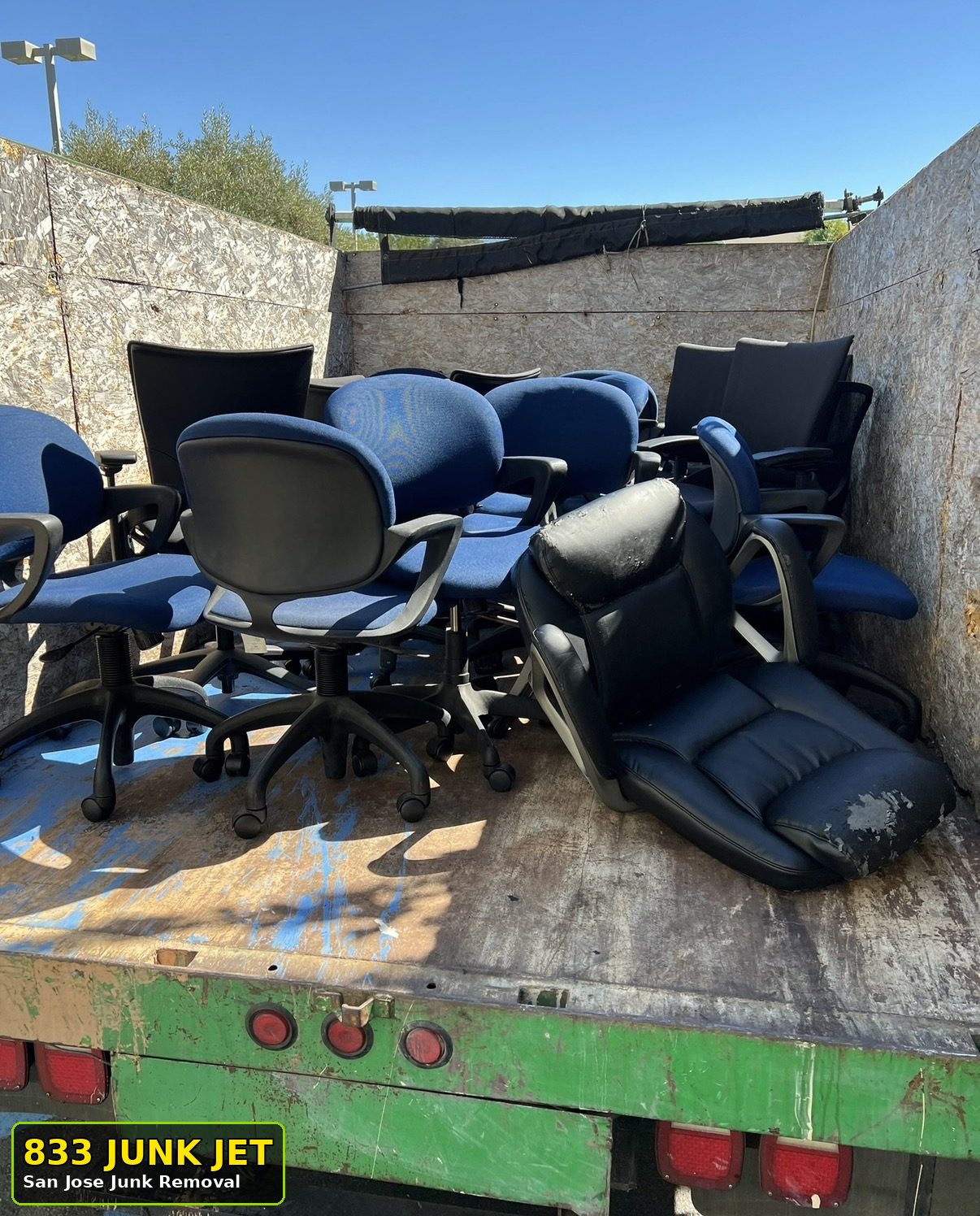 833 Junk Jet truck load by 833 Junk Jet