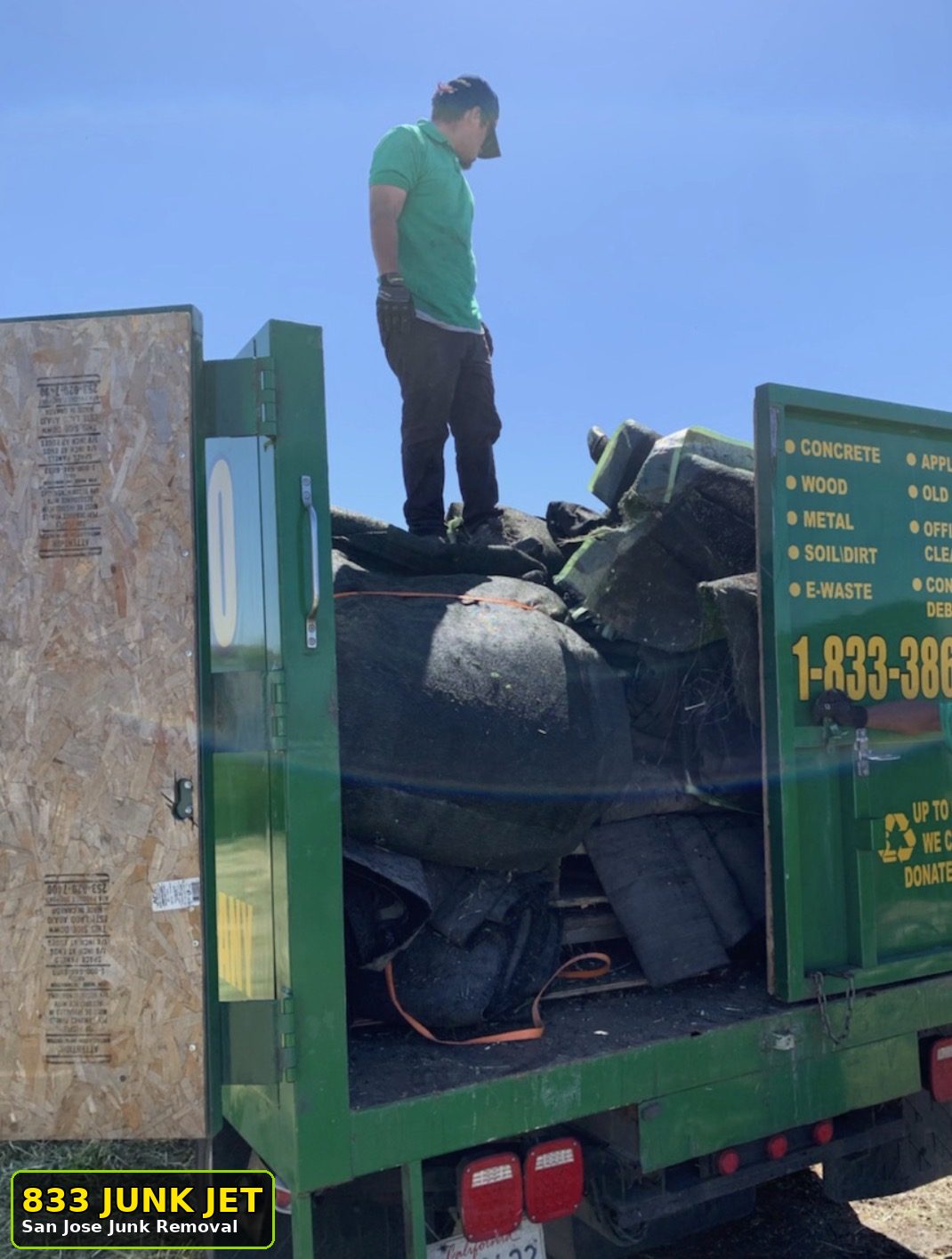 833 Junk Jet truck load by 833 Junk Jet