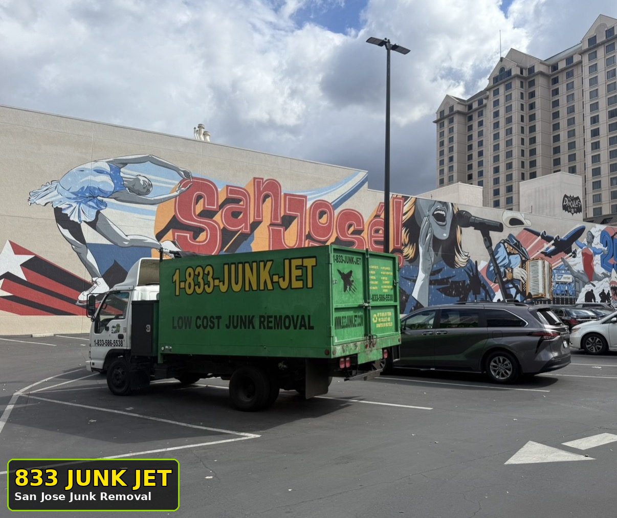 Yard waste removal San Jose by 833 Junk Jet